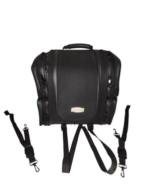 KURYAKYN MOTORCYCLE WATERPROOF LARGE BAG BLACK COLOR SZ 17 WIDTH X 16 HIGH X12 D